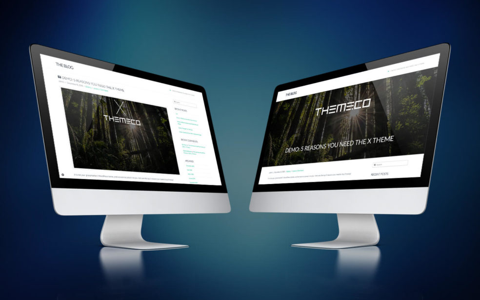 Full Width Parallax Featured Image with gradient overlay