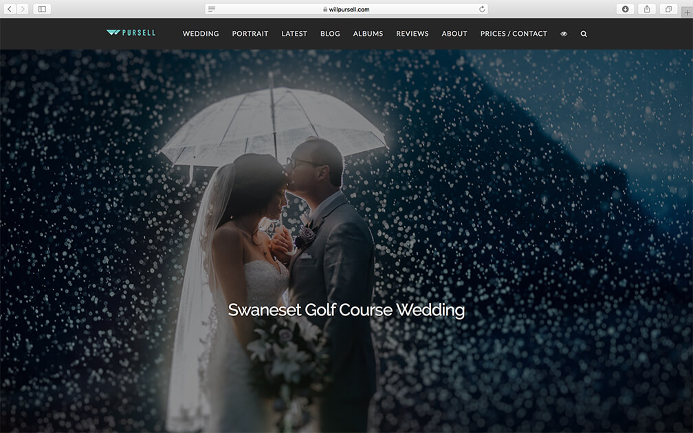 Will Pursell - Full Width Parallax Featured Image and full height